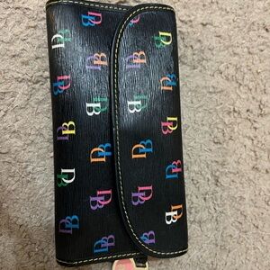 Dooney & Bourke Black Wallet Sleek Design